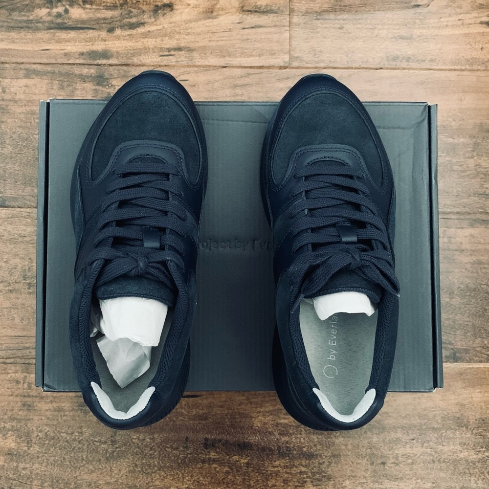 EVERLANE The Trainer Leather Sneaker, New!